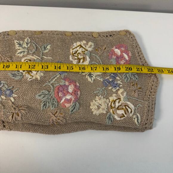 Vintage Casual Corner Vest Floral Embroidered Grannycore Limited Edition Small - Picture 13 of 14